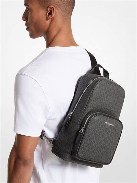 michael kors mens cooper nylon sling pack|Michael Kors outlet sling bag.